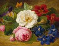 Launer Josef Bouquet of Flowers with a Snail - Hermitage